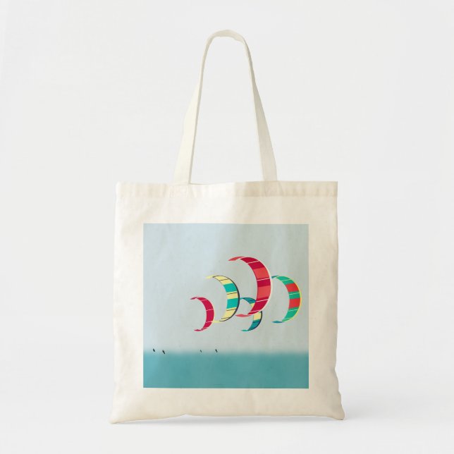 Kite Surfing Tote Bag (Front)