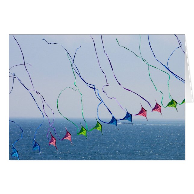 Kite Tails 5x7 Card (Front Horizontal)
