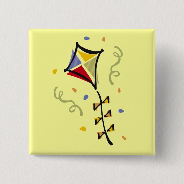 Kite Tshirts and Gifts 15 Cm Square Badge (Front)