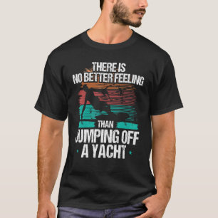 Kiteboarder Jumping off a Yacht Kitesurfer Vintage T-Shirt