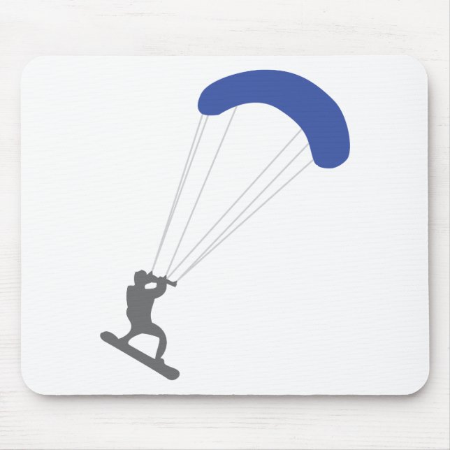 Kiteboarder Mouse Mat (Front)