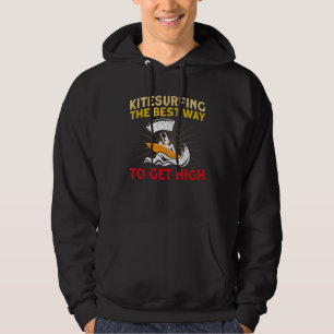 Kiteboarding Best Way To Get High Vintage Kitesurf Hoodie