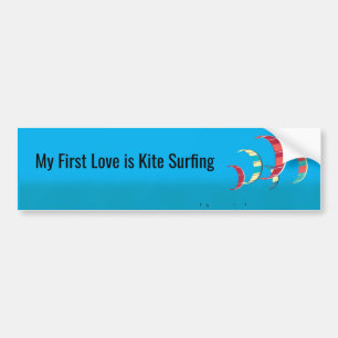 Kiteboarding Bumper Sticker