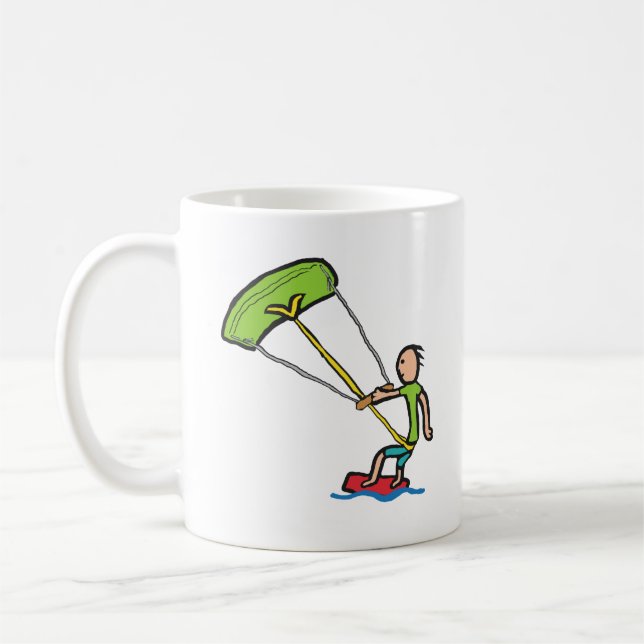 Kiteboarding Coffee Mug (Left)