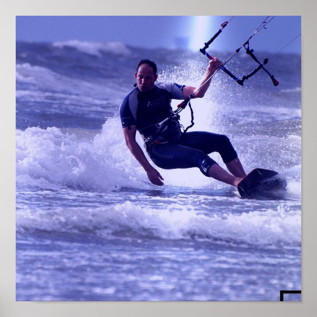 Kiteboarding Design Poster (Front)