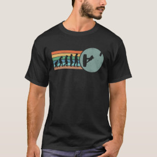 Kiteboarding Evolution Kite Board Surf Retro Kites T-Shirt