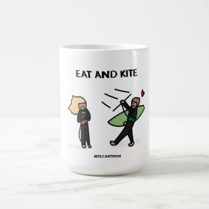 Kiteboarding/kitesurfing - Eat and Kite Coffee Mug