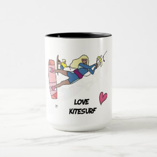 Kiteboarding/kitesurfing - Kite girl Mug