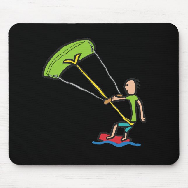 Kiteboarding Mouse Mat (Front)