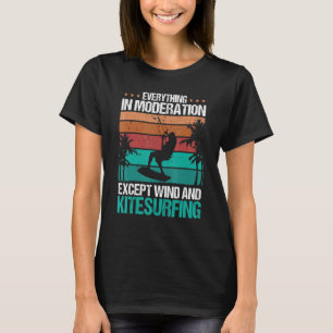 Kiteboarding Vintage Kite Kitesurfing Wind Kitesur T-Shirt