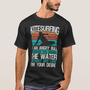 Kiteboarding Vintage Kitesurfing Kiteboarder Kites T-Shirt