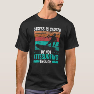 Kiteboarding Vintage Kitesurfing Retro Kiteboarder T-Shirt