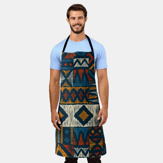 Kitenge chitenge Pattern Africa Apron (Worn)