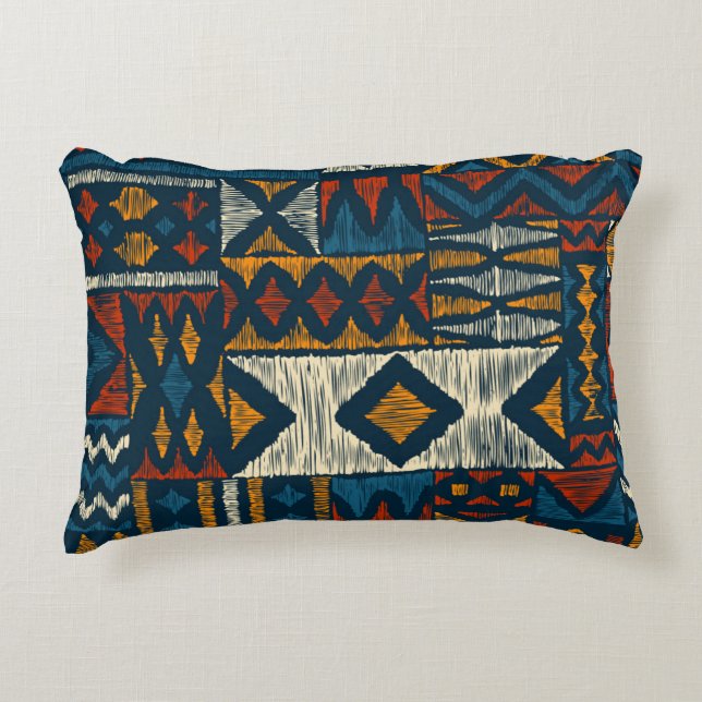 Kitenge chitenge Pattern Africa Decorative Cushion (Front)