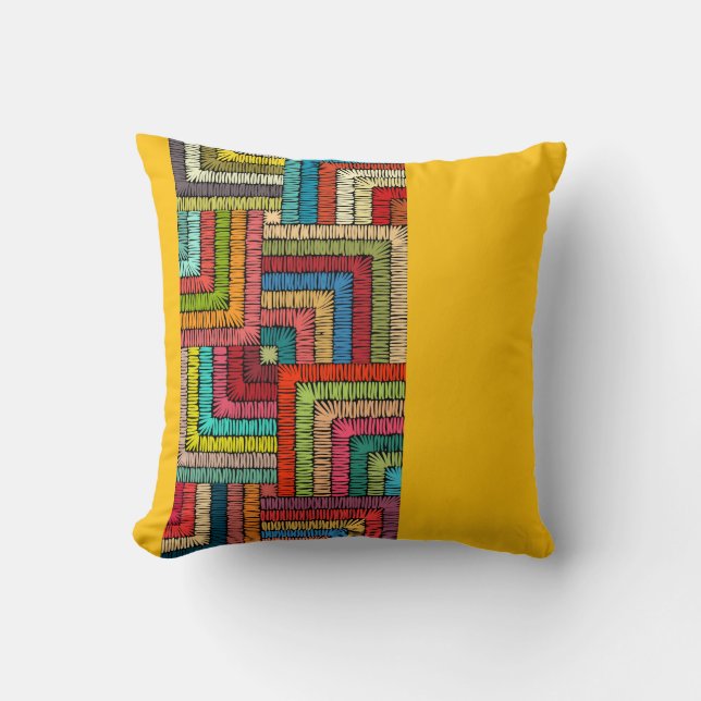 Kitenge Pattern Home Decor pillow (Front)