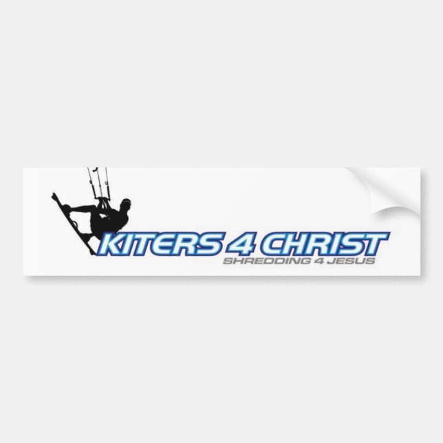 Kiters4Christ Bumper Sticker (Front)