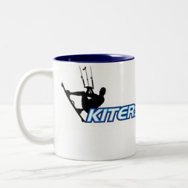 Kiters4Christ Two-Tone Coffee Mug (Left)