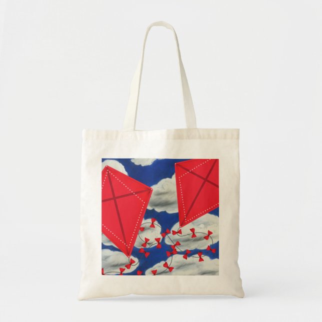 Kites and Klouds Tote Bag (Front)