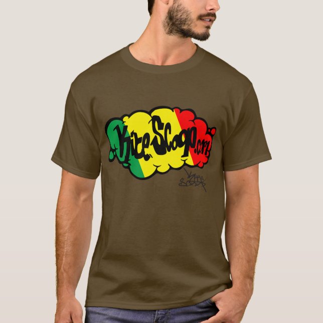 Kitescoop Rasta Cloud T-Shirt (Front)