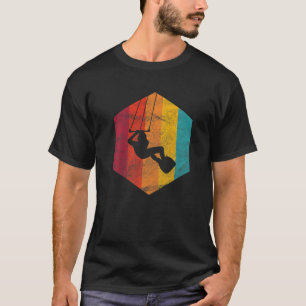 Kitesurf  Retro Kite Board Wind Surf Sport T-Shirt