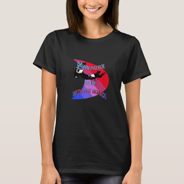 Kitesurfer Action Extreme Sport Red And Pink T-Shirt (Front)