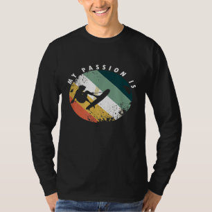 Kitesurfer Kiteboard Kitesurfing Surfboard Windsur T-Shirt