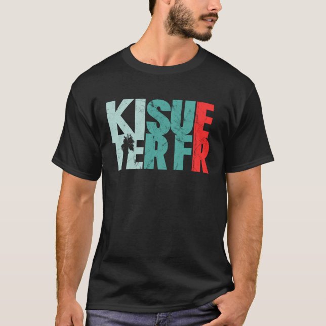 Kitesurfer Retro  Kitesurfing & Kiteboarding T-Shirt (Front)