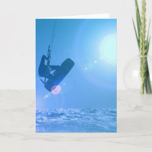 Kitesurfing Air Greeting Cards