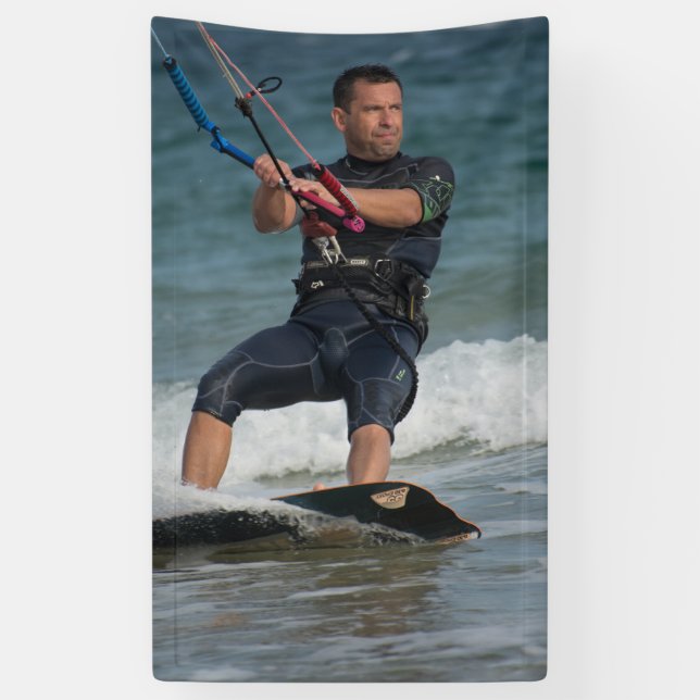 Kitesurfing Banner (Vertical)