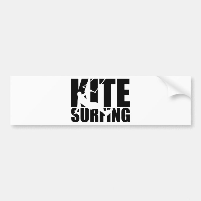 Kitesurfing Bumper Sticker (Front)