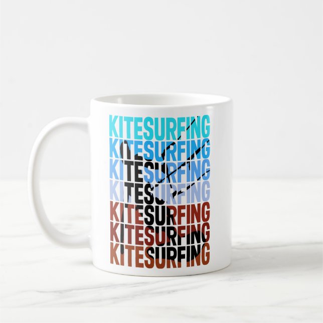 Kitesurfing Coffee Mug (Left)