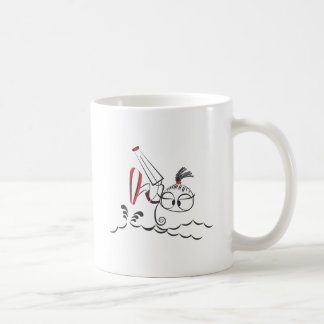 Kitesurfing doll coffee mug