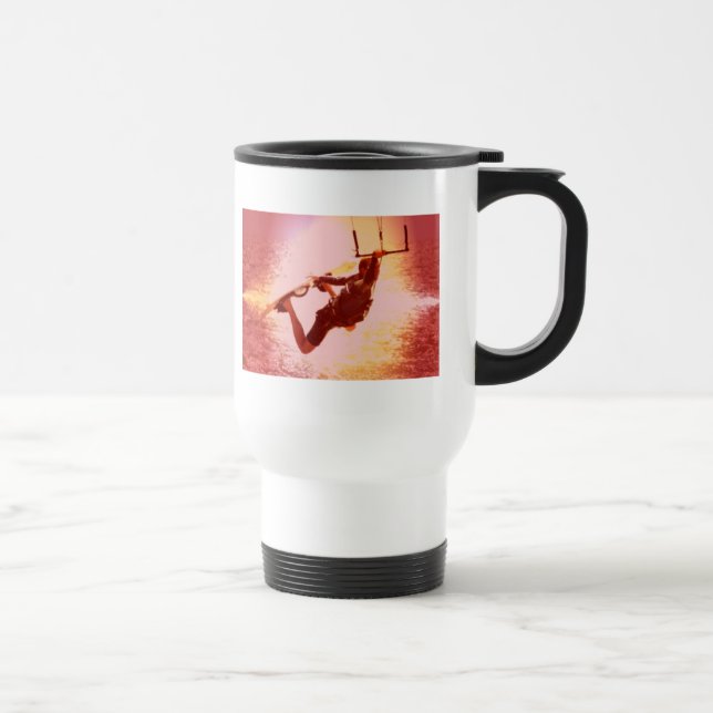 Kitesurfing Grab Travel Mug (Right)