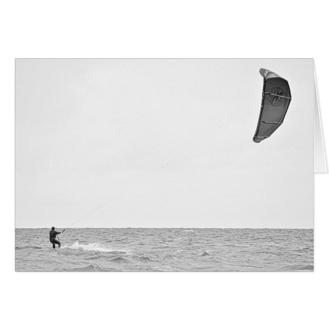 Kitesurfing - Greeting Card (Front Horizontal)