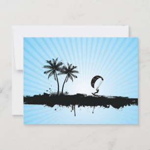 Kitesurfing Paradise  Postcard