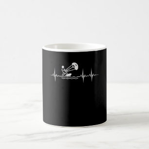 Kitesurfing Pulse Kitesurfer Heartbeat Kiting Coffee Mug
