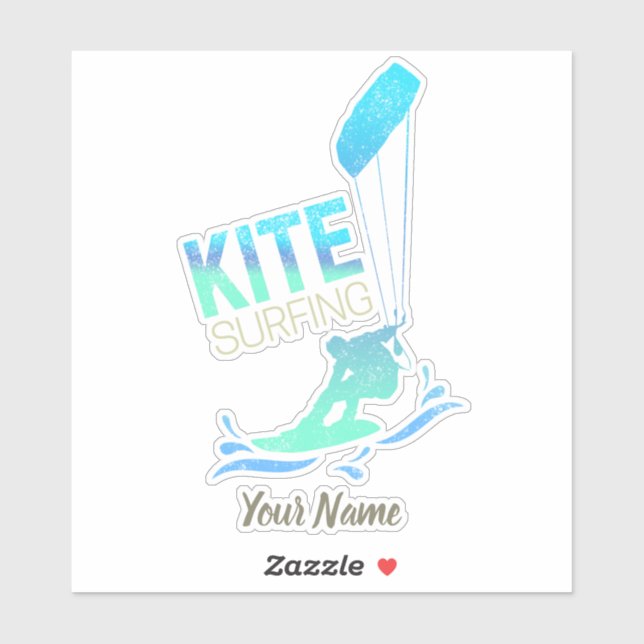 Kitesurfing Vintage Kiteboarder Kite Surfing (Sheet)