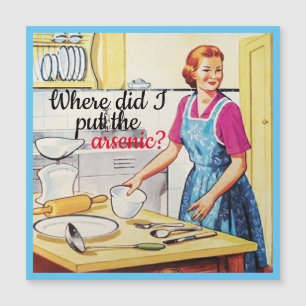 Kitsch 1950's Vintage Murderous Housewife