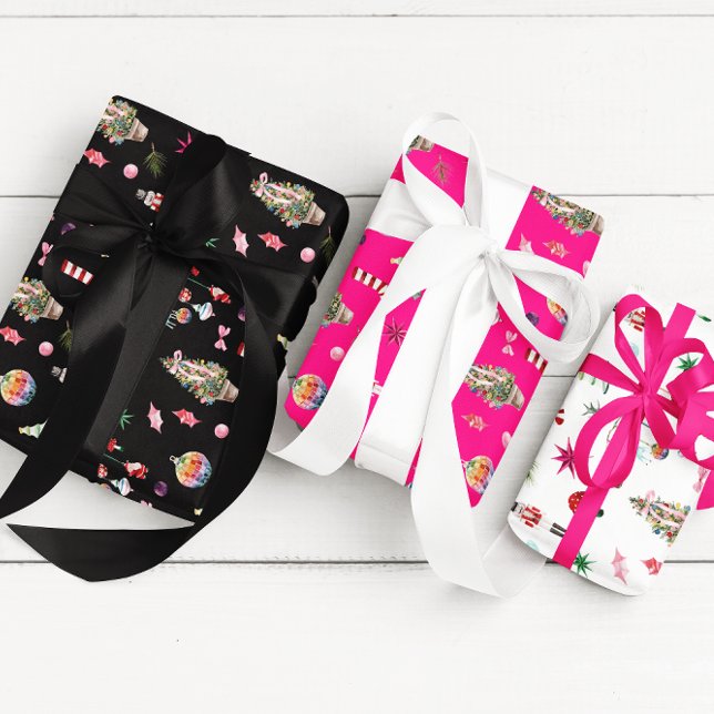 Kitsch Christmas | Retro Wrapping Paper Sheet Set (Creator Uploaded)