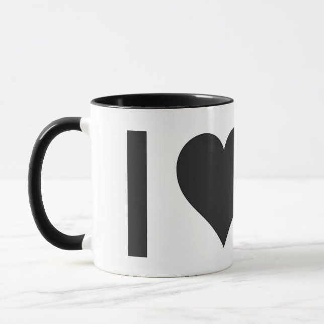 Kitschen Fatty Coffee Lover Mug Slick Black (Left)