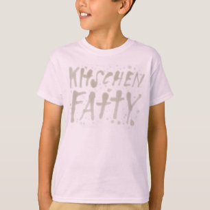 KItschen Fatty Greasy Logo Kid's T-Shirt Lt Pink