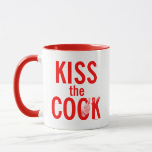 Kitschen Fatty Kiss the Cook Mug Diner Red