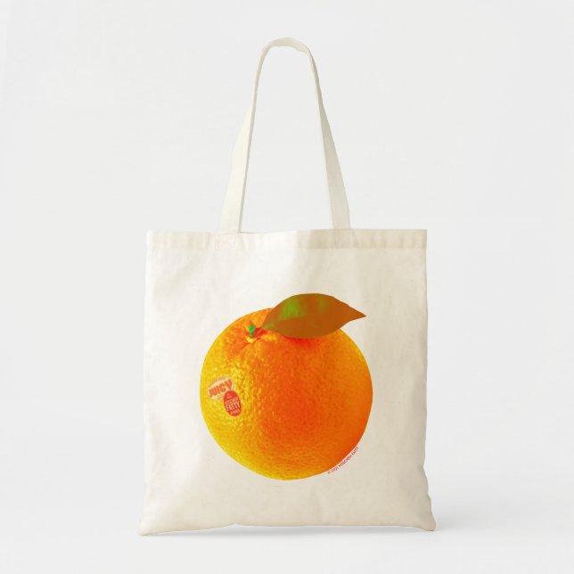 Kitschen Fatty Orange Tote Bag (Front)