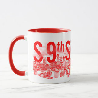 Kitschen Fatty S 9th St Mug Diner Red