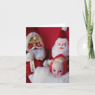 Kitschy Faces Holiday Card