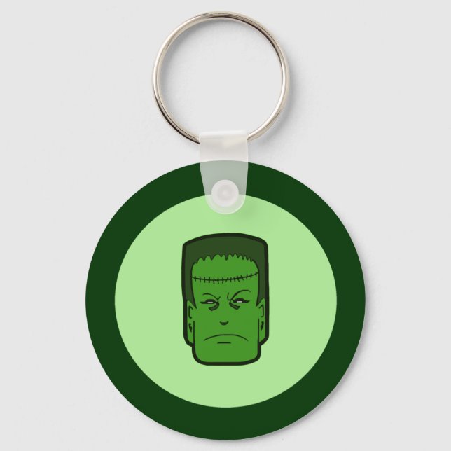 Kitschy Frankenstein Key Ring (Front)