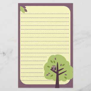 Kitschy Owl Stationary Stationery