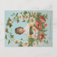 Kitschy Retro German Valentine's Card, 1884