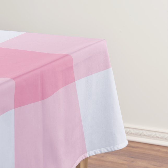 Kitschy Retro gingham kitchen Tablecloth (In Situ)