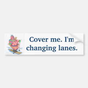 Kitschy Santa Claus Bumper Sticker